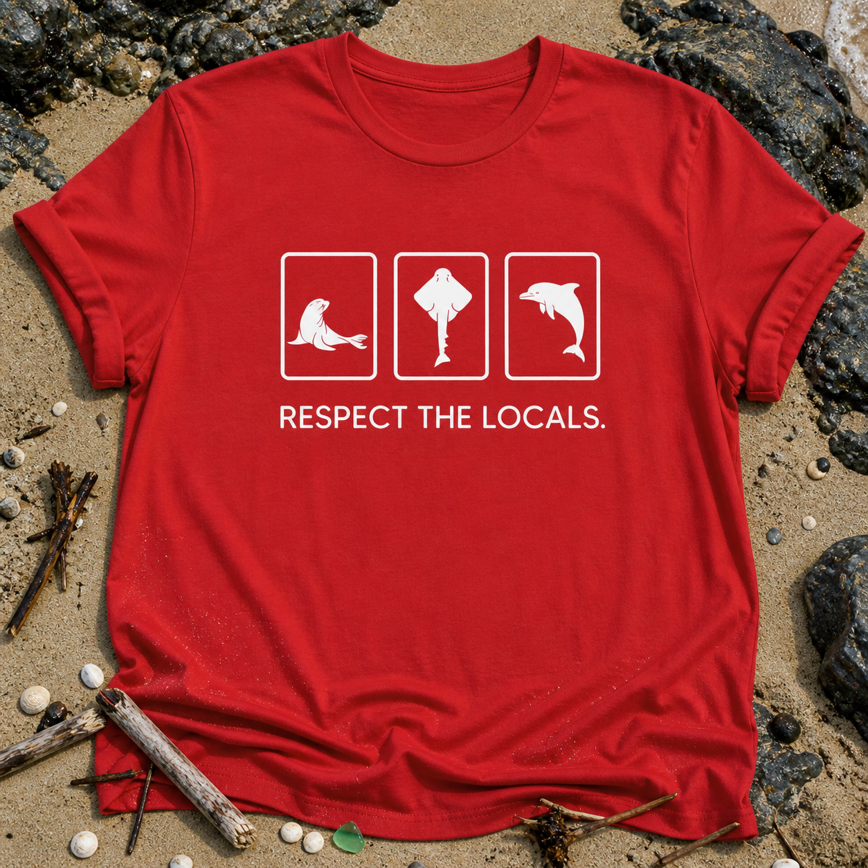 Respect The Locals - Ocean