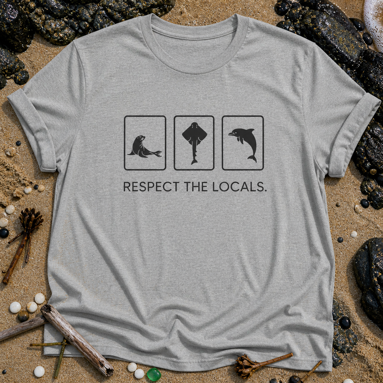 Respect The Locals - Ocean