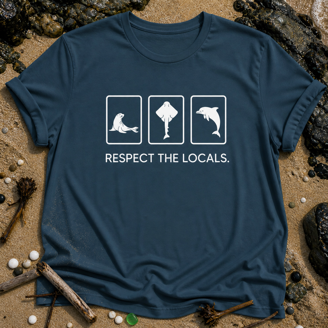 Respect The Locals - Ocean