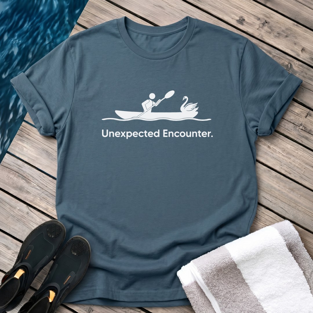 Unexpected Encounter - Swan Kayaker Male