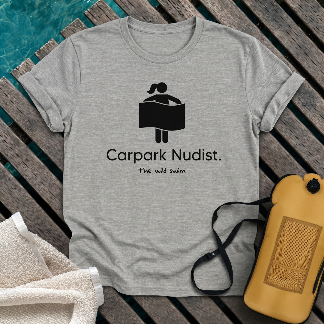 Carpark Nudist Woman