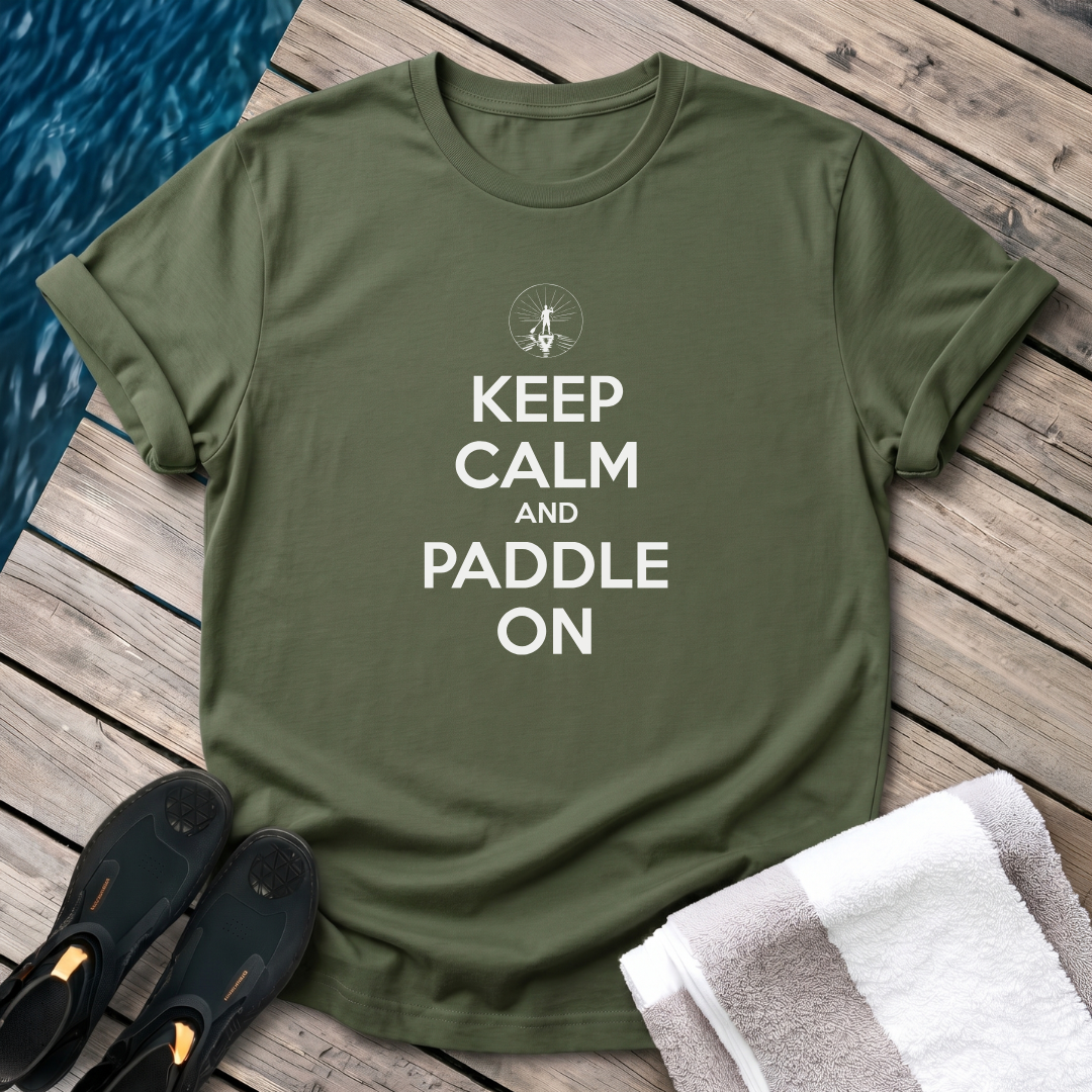Keep Calm and Paddle On - Paddleboard Male