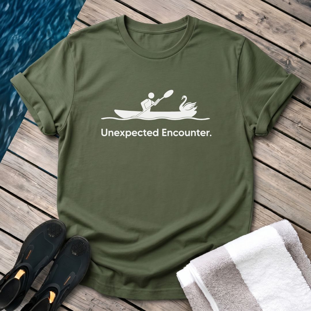 Unexpected Encounter - Swan Kayaker Male