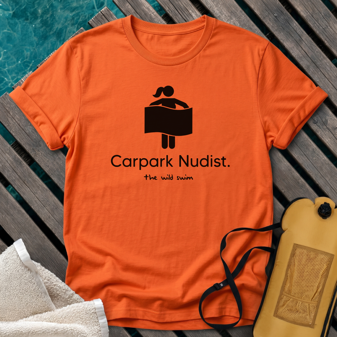 Carpark Nudist Woman