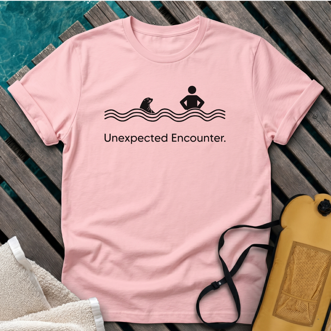 Unexpected Encounter Swimming Seal