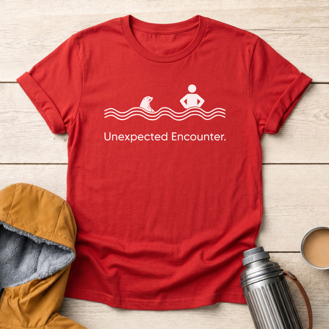 Unexpected Encounter Swimming Seal