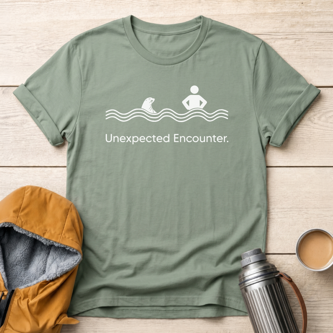 Unexpected Encounter Swimming Seal