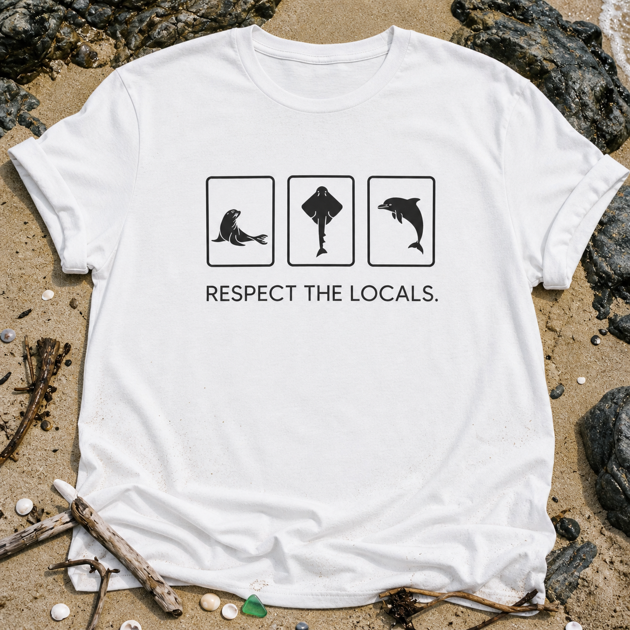 Respect The Locals - Ocean