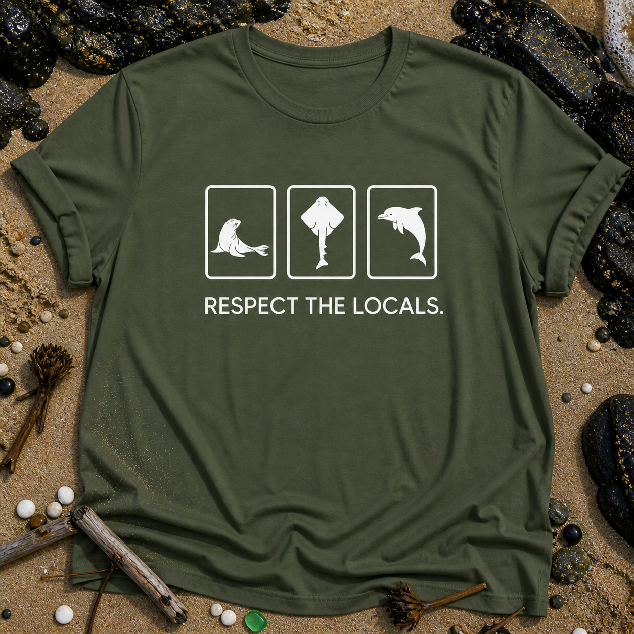 Respect The Locals - Ocean